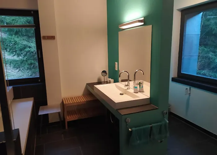 Ferienhaeuser Ratsmuehle, Haus Am Teich Tatil Evi Ilmenau